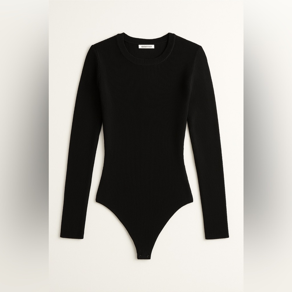 Abercrombie & Fitch Ottoman Long-Sleeve Bodysuit